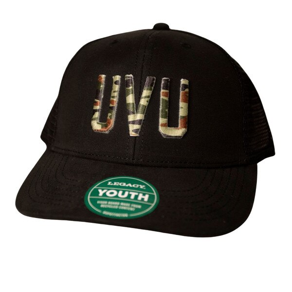 Black Camp UVU logo youth hat